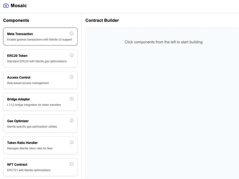 Choose your components